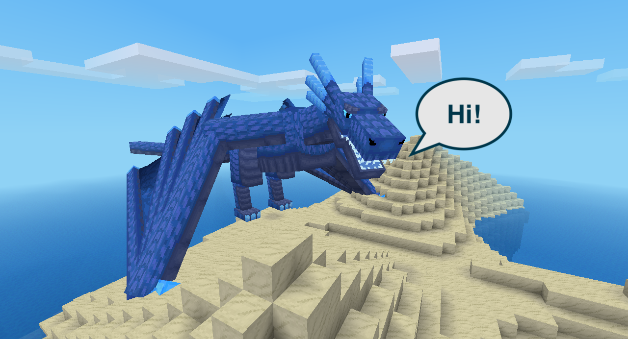 A Dragon who talks